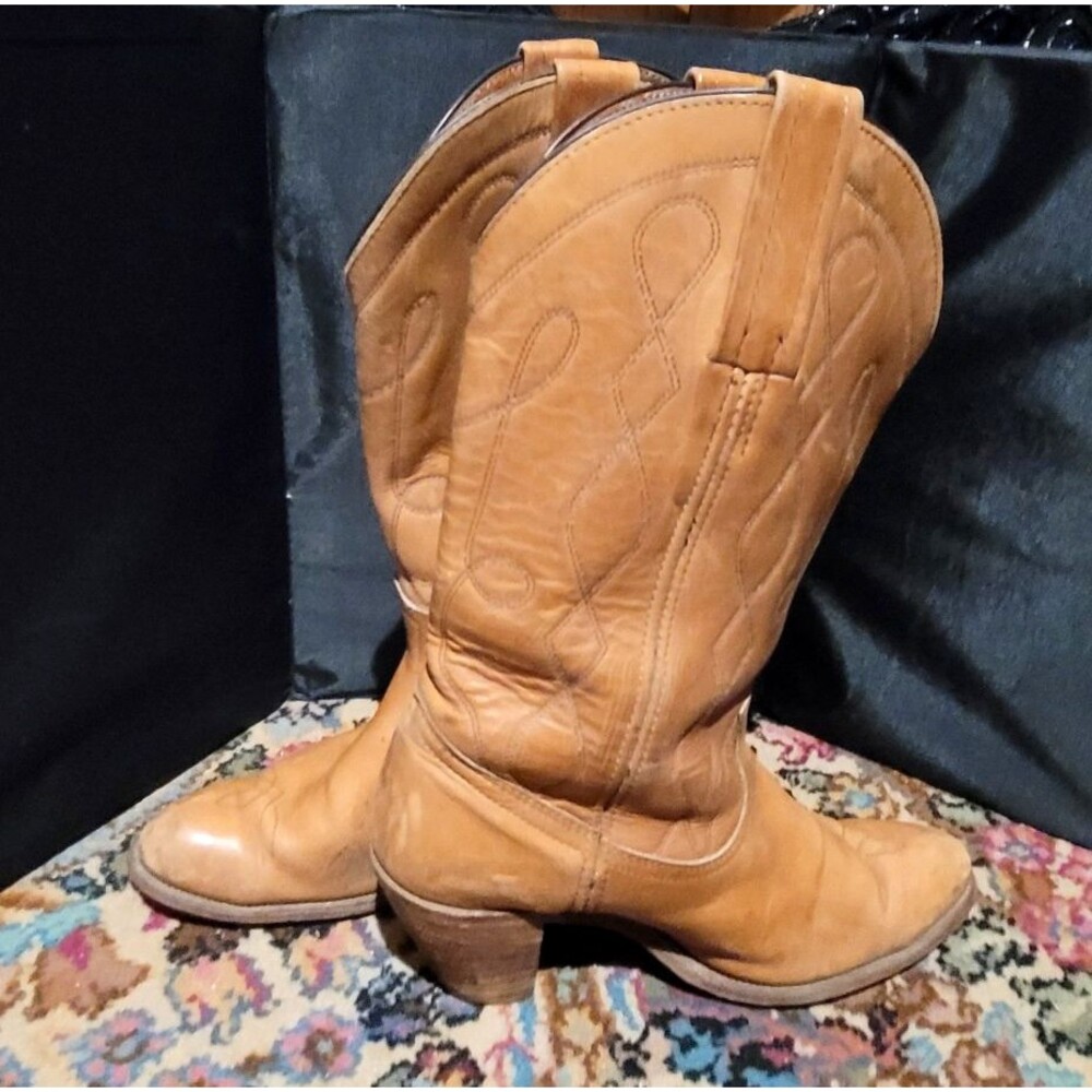 Frye Tan Heeled Boots - Picture 10 of 11
